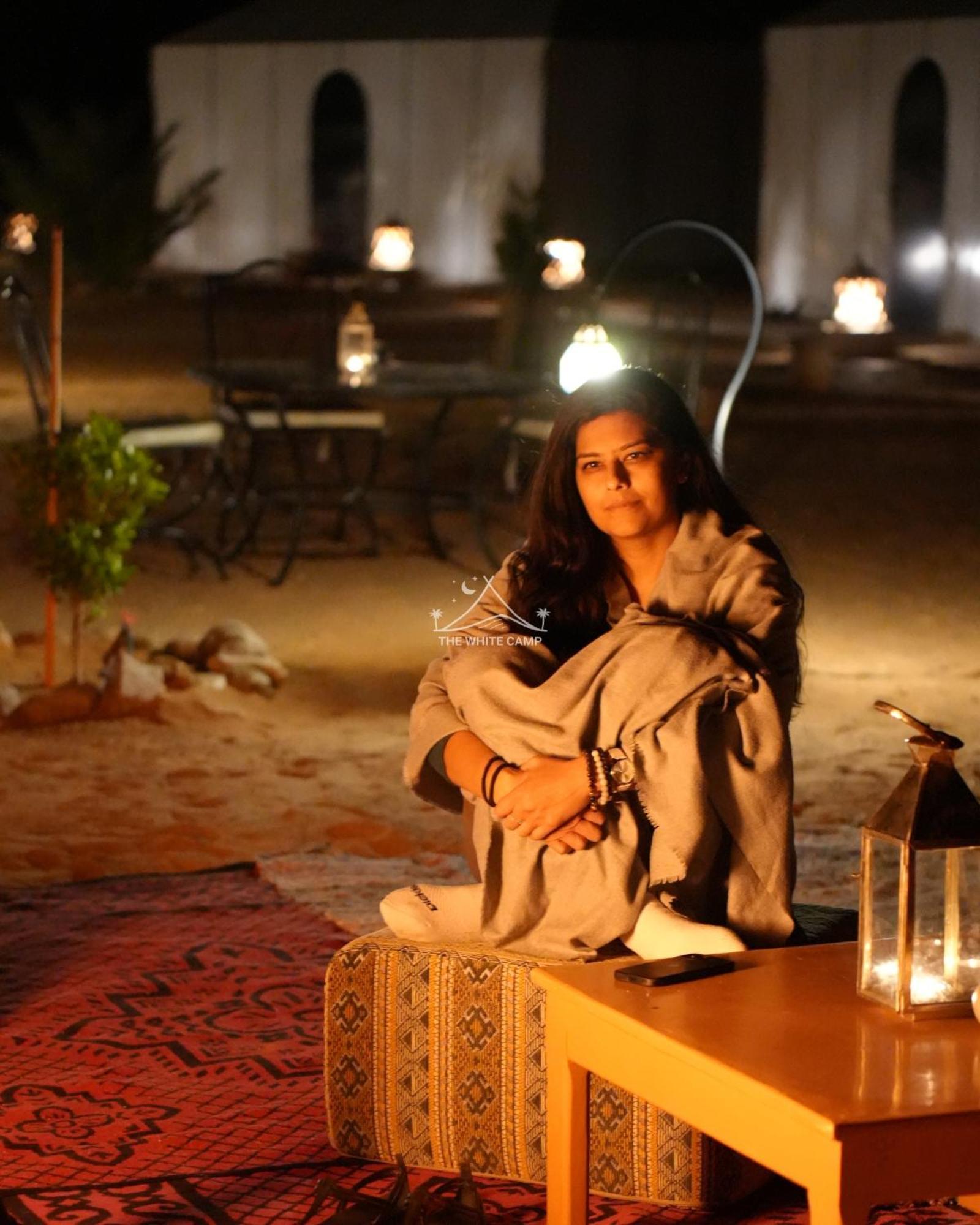The White Camp - Your Merzouga Luxury Desert Camp & Erg Chebbi Dunes Camel Riding Exteriér fotografie